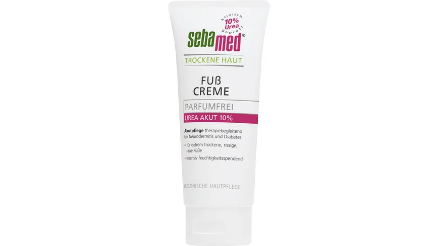 sebamed Trockene Haut parfumfrei Fußcreme Urea 10% 100 ml