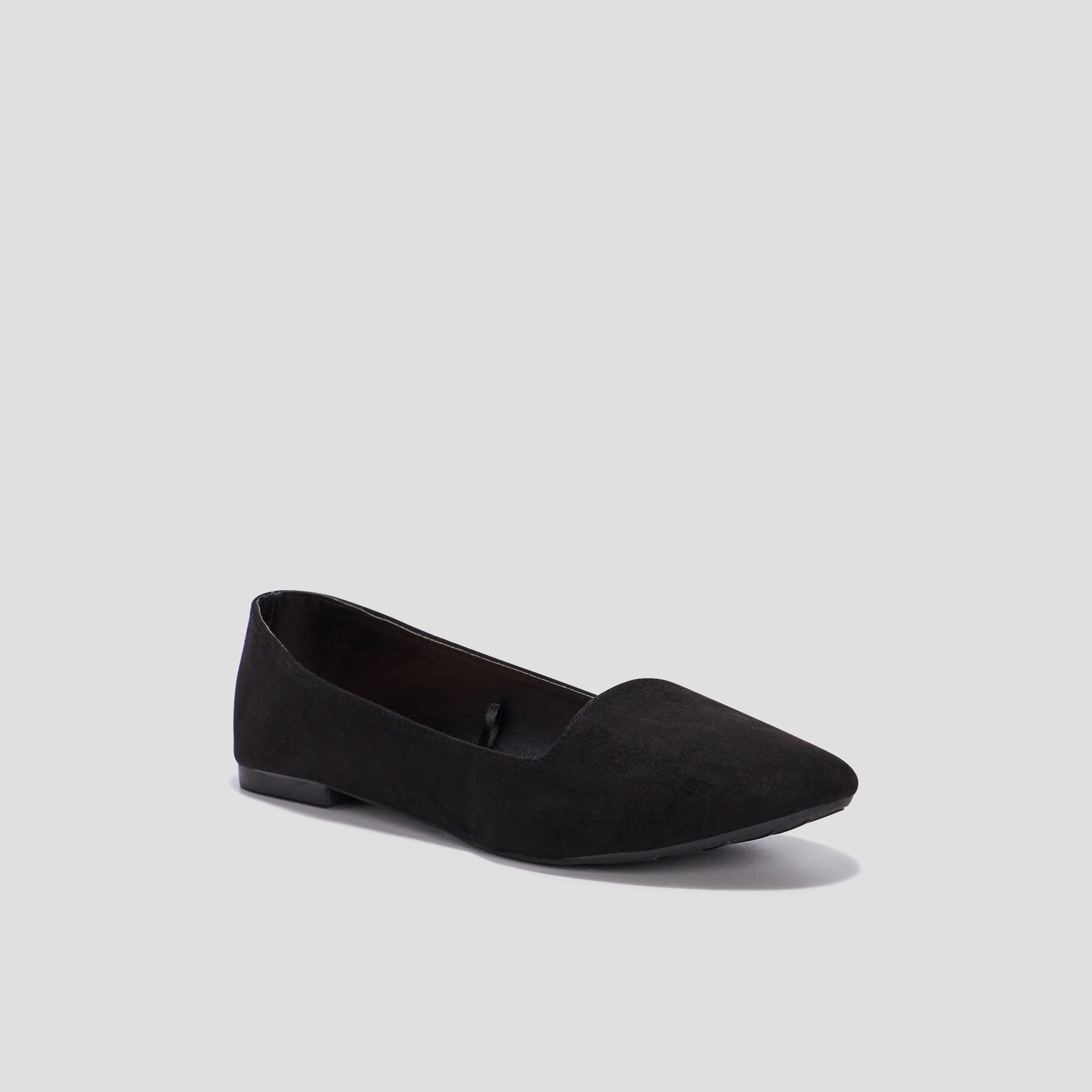 Ballerines esprit mocassins noir femme | La Halle