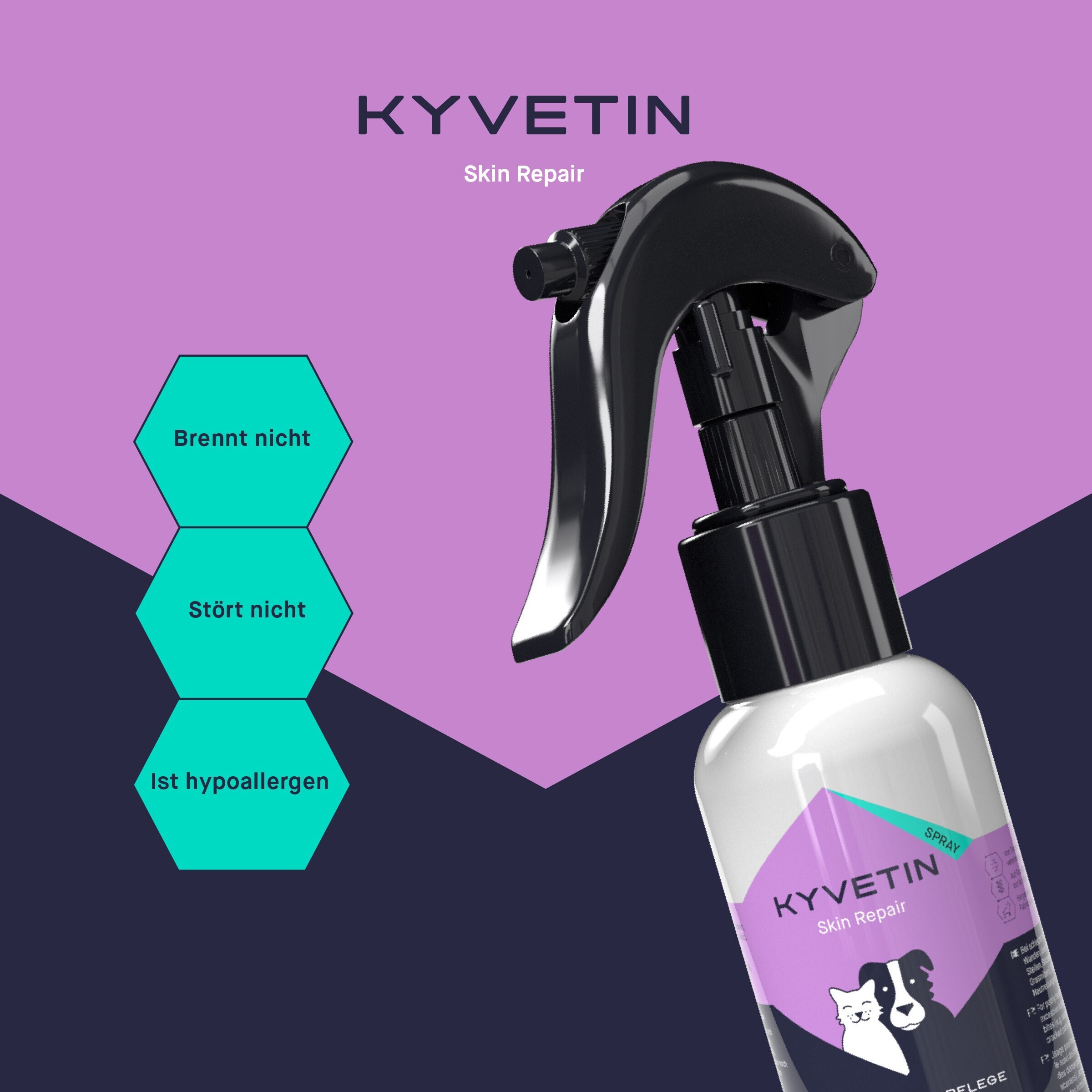 KYVETIN Fellpflege KYVETIN Spray Skin Repair für Hunde und Katzen