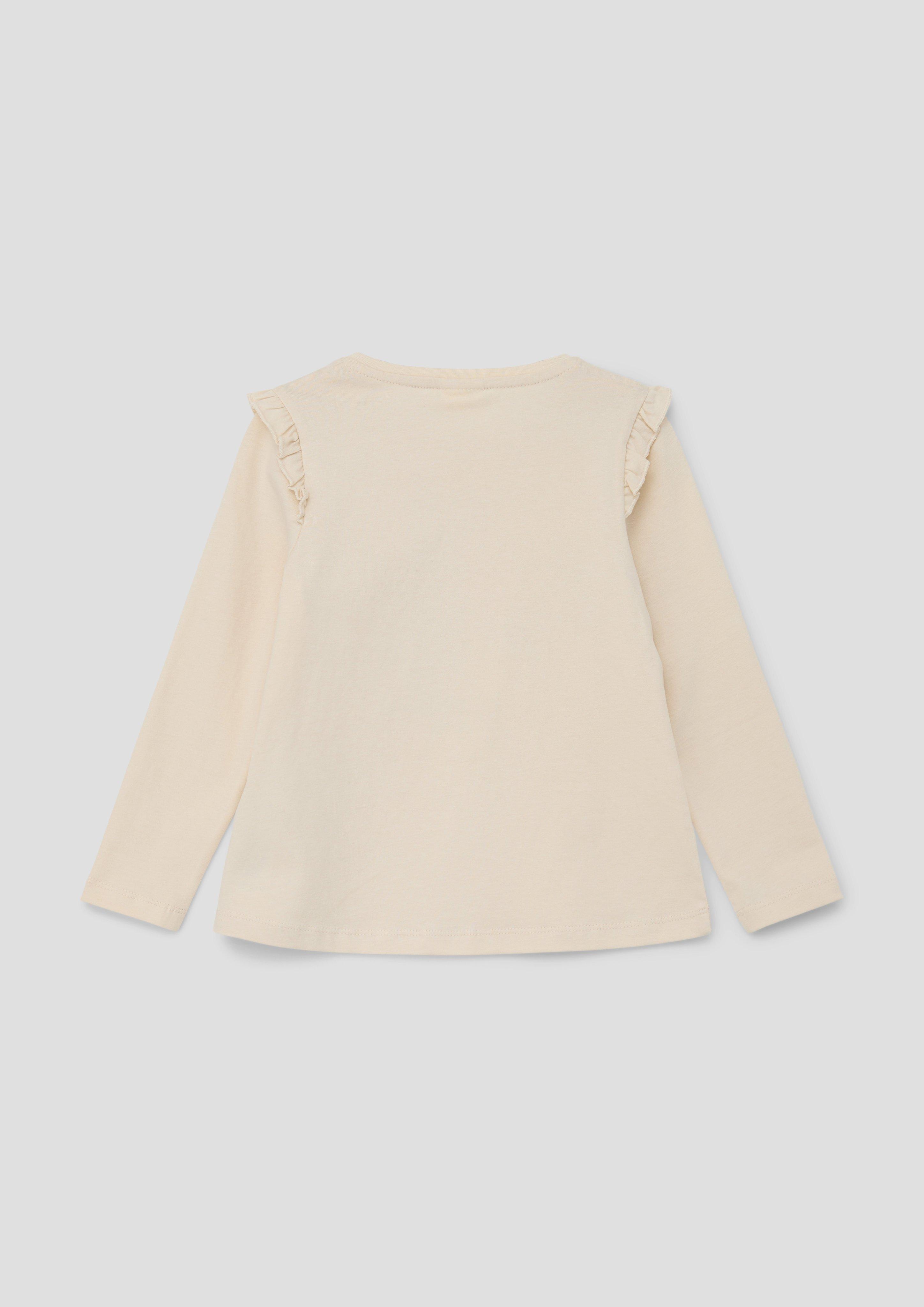 Longsleeve mit Frontprint  2140026-0805