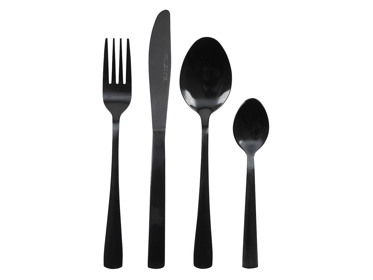 Tavola schwarz 16-teiliges Besteckset