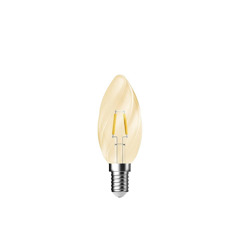 Energy Lyspære LED 100 lm Crystal gold mignon E14 C35