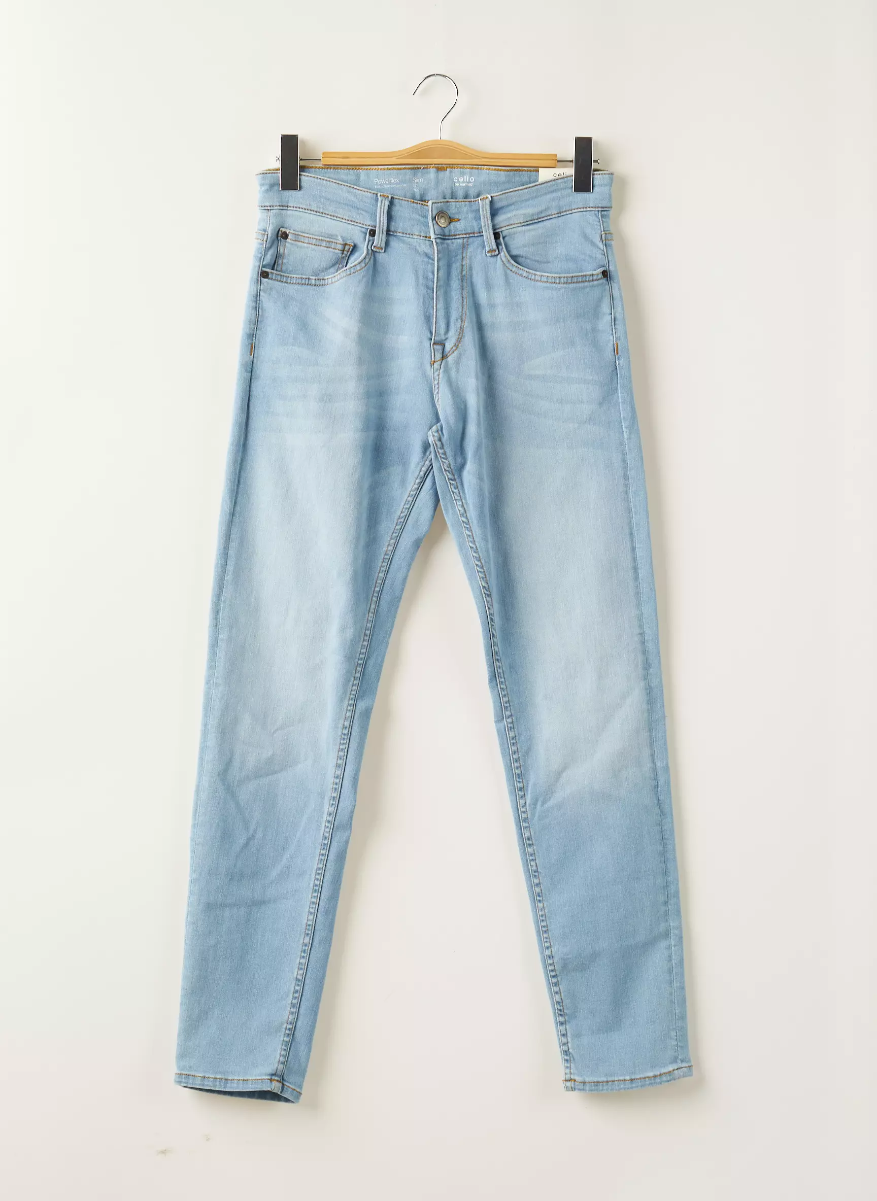 Celio Jeans Coupe Slim Homme couleur bleu