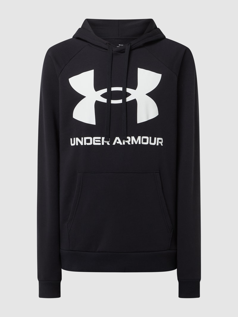 Hoodie mit Känguru-Tasche Modell 'RIVAL FLEECE BIG LOGO' in schwarz