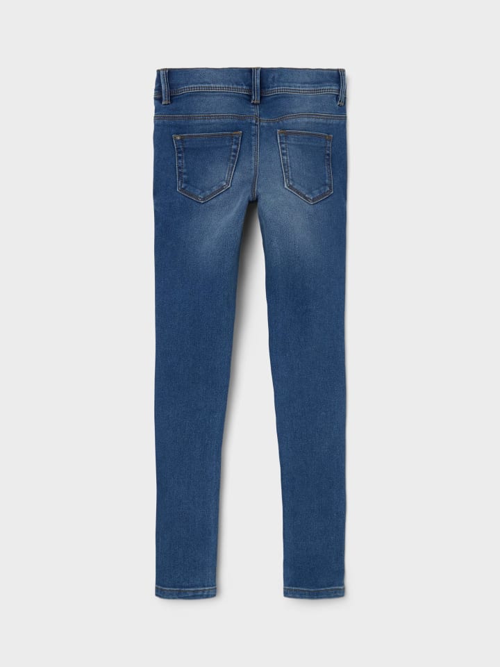 name it Jeanshose slim fit in medium blue denim günstig kaufen