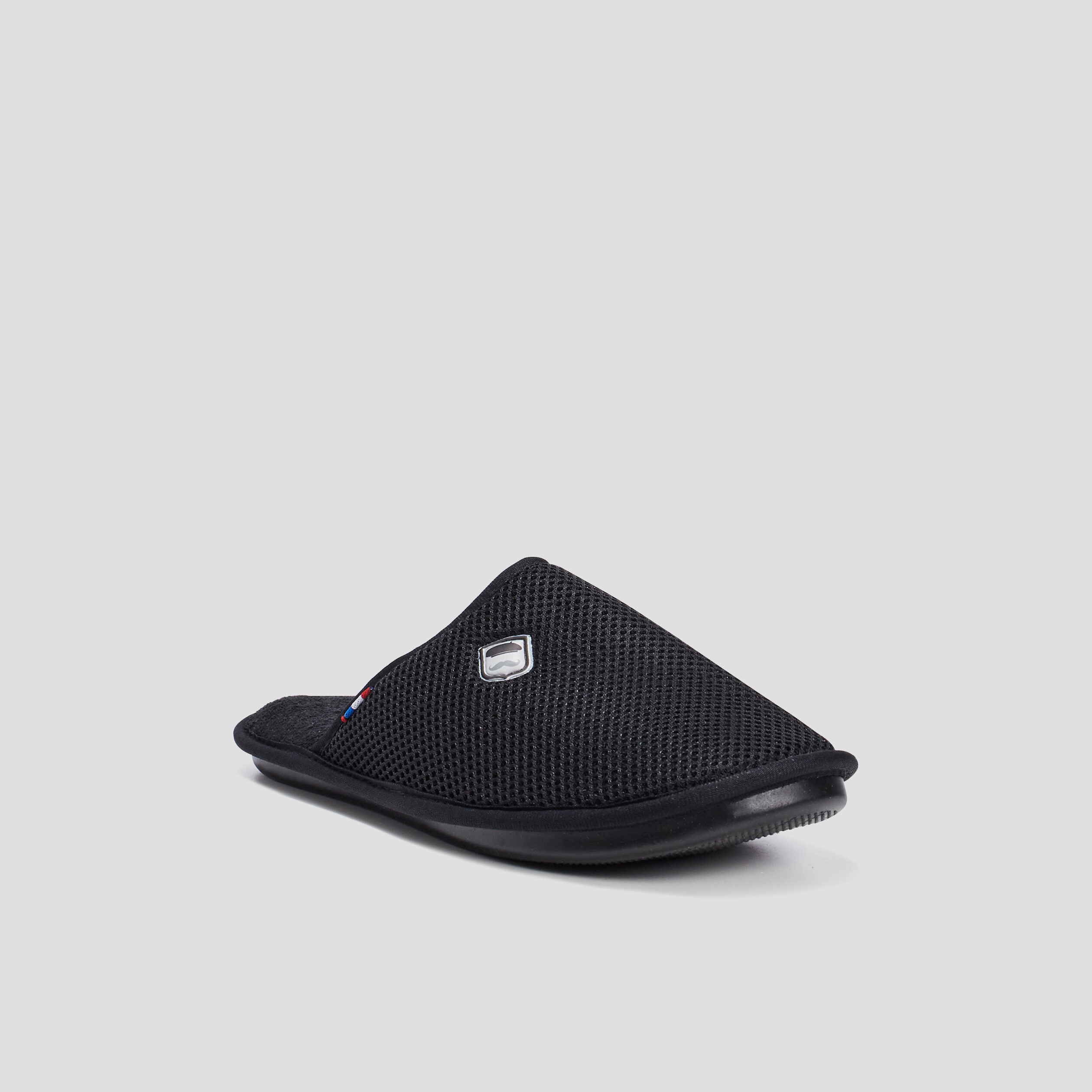 Chaussons mules noir homme | La Halle