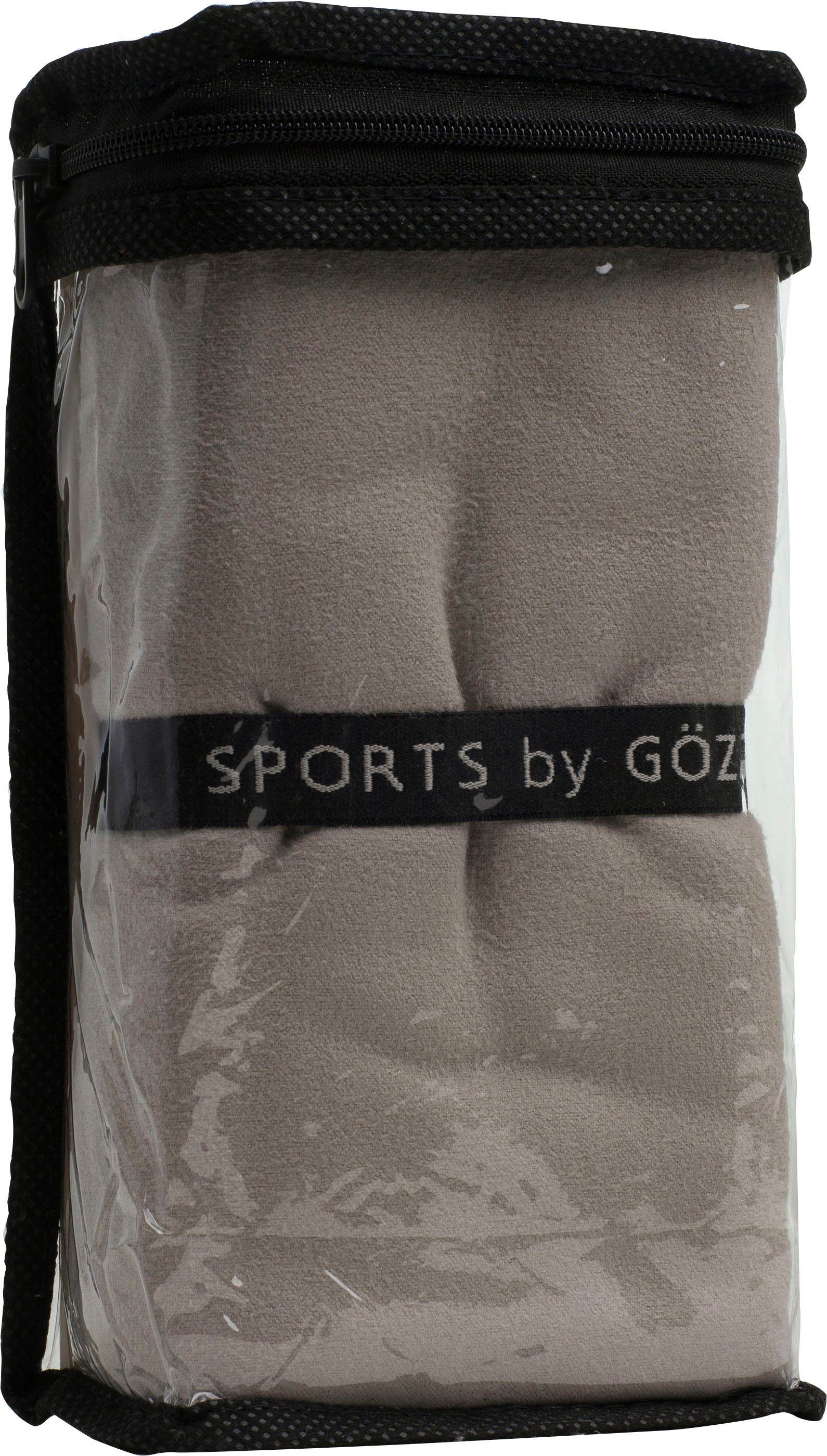 Gözze Badetuch Sports by Gözze, Microfaser (1-St), Sporthandtuch, Größe 110x175 cm, schnell trocknend durch Microfaser