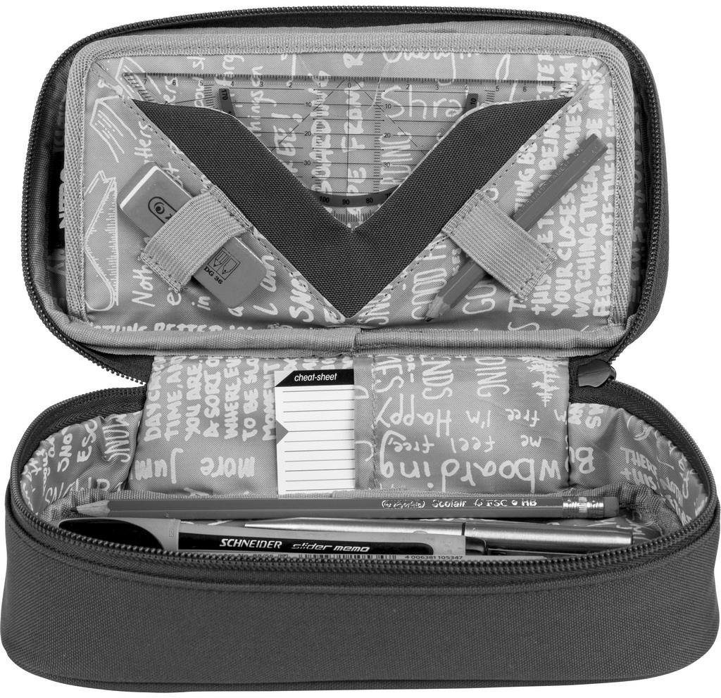 NITRO Federtasche Pencil Case XL, Black Rose