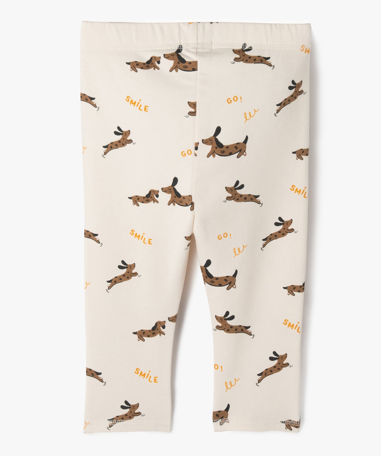 Legging en molleton imprimé bébé Garçon blanc | GEMO