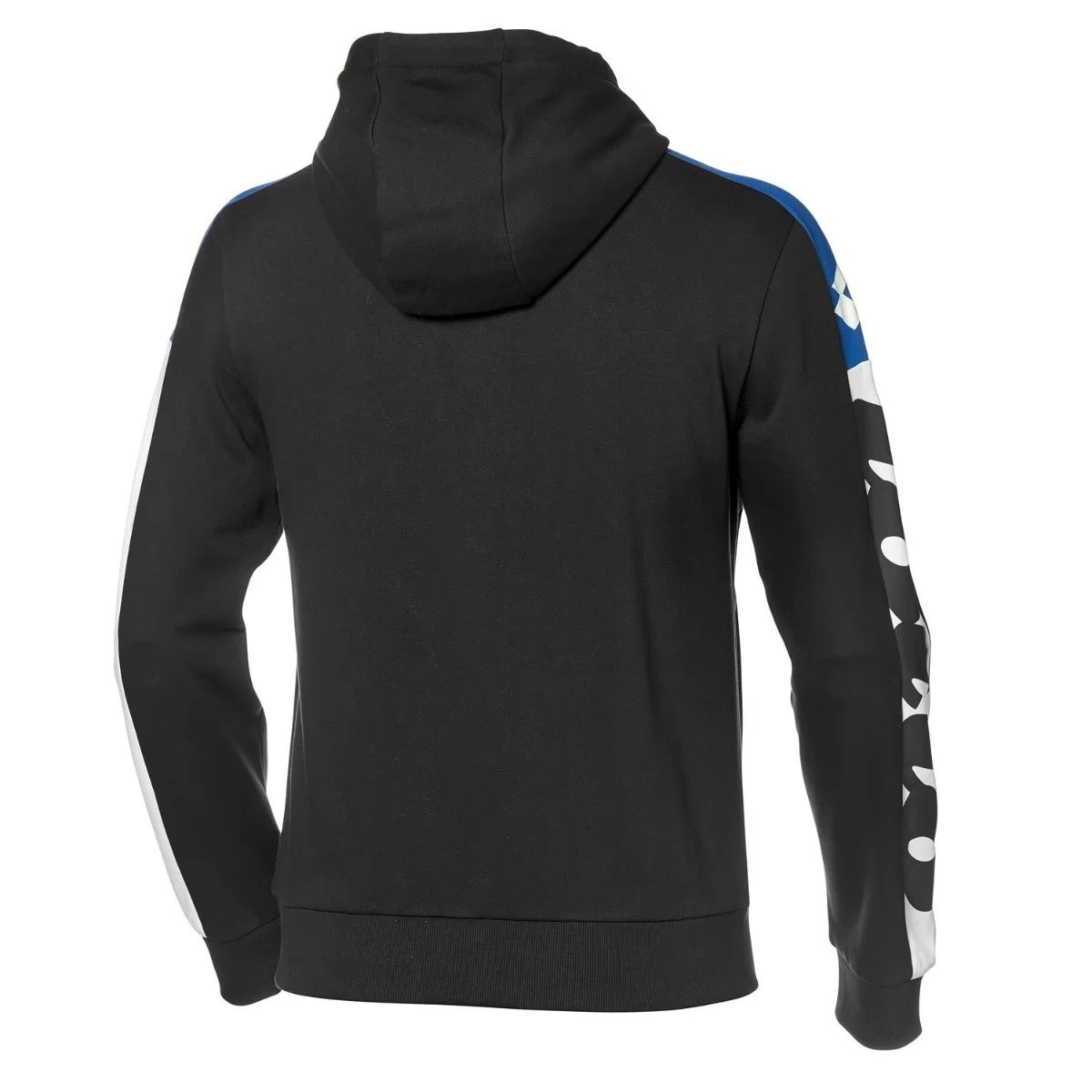 Mikina Athletica LG Sweat Fz HD FL, celá černá/pacifická modrá