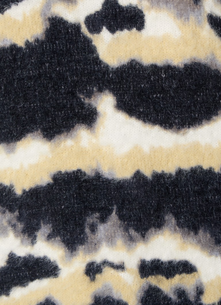 Pulover subțire Taifun cu imprimeu de camuflaj