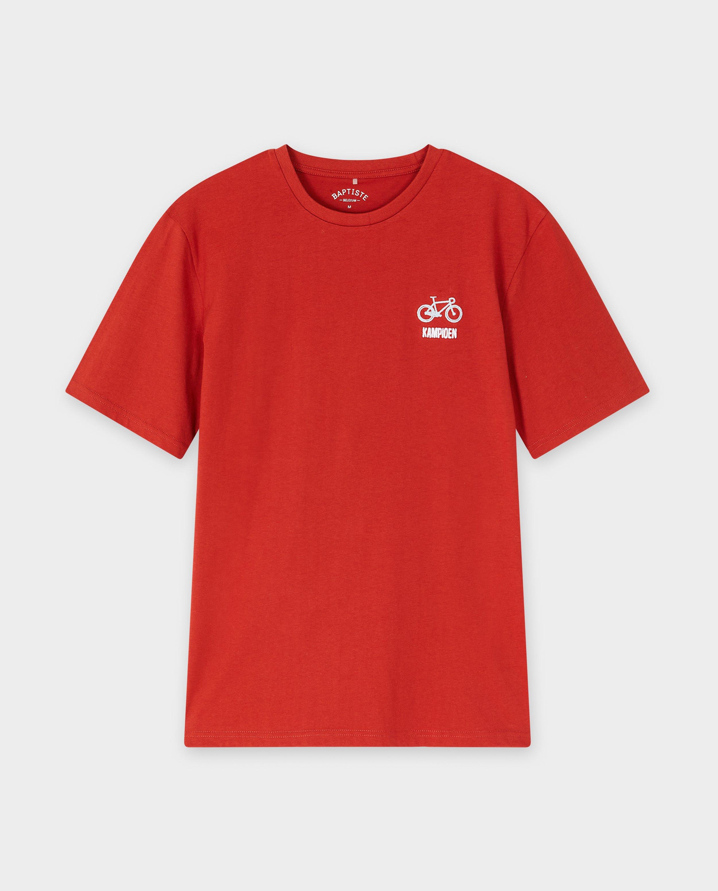 Tricou Baptiste din bumbac organic, unisex, S-XXXL, roșu