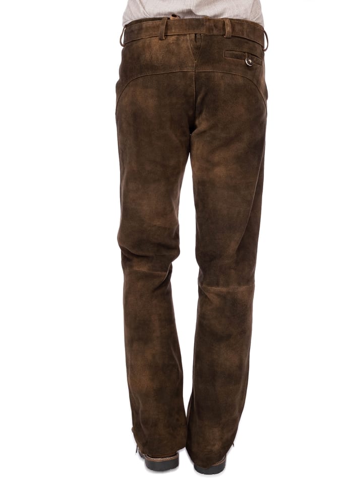 Almsach Lederhose HE1051 in dunkelbraun günstig kaufen 60