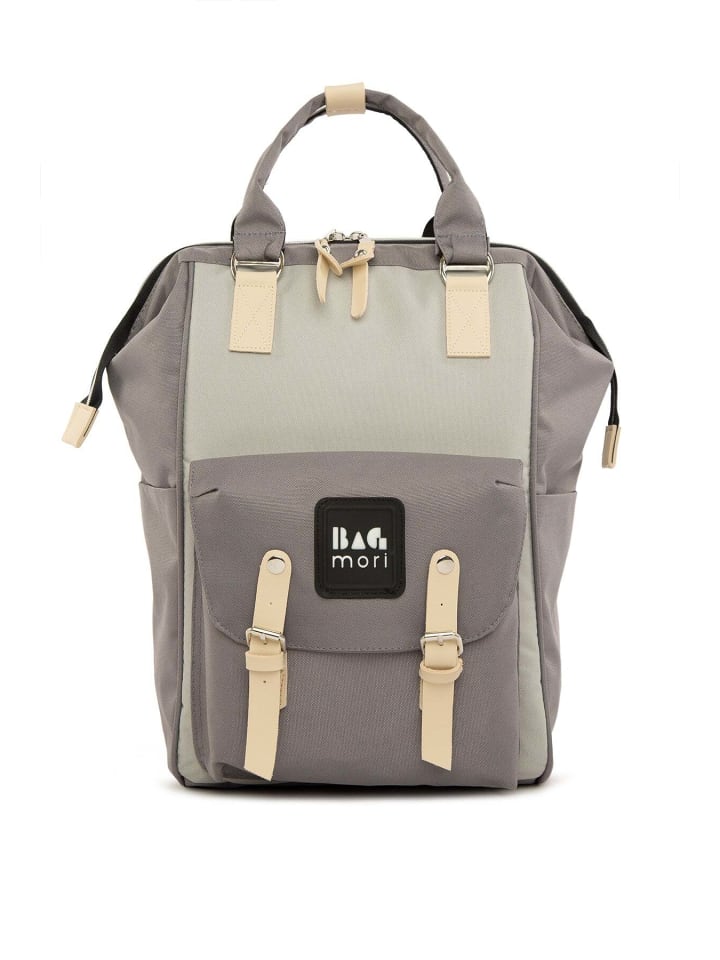 BAGmori Wickeltasche - Schultertasche in Grau günstig kaufen onesize