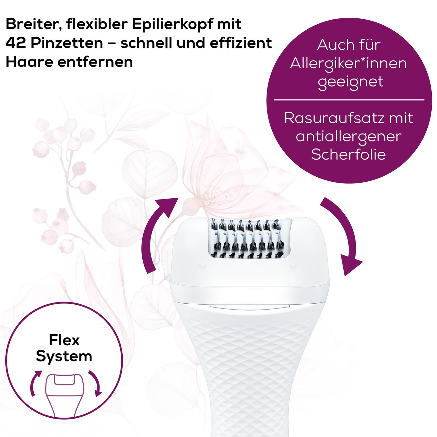 Beurer Epilierer HL 76-2-in-1 Gerät: Epilieren und Rasieren für seidenglatte Haut