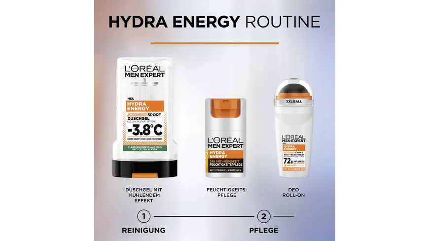 L'Oréal Paris Men Expert Hydra Energy Extreme Sport Anti-Transpirant 50 ml