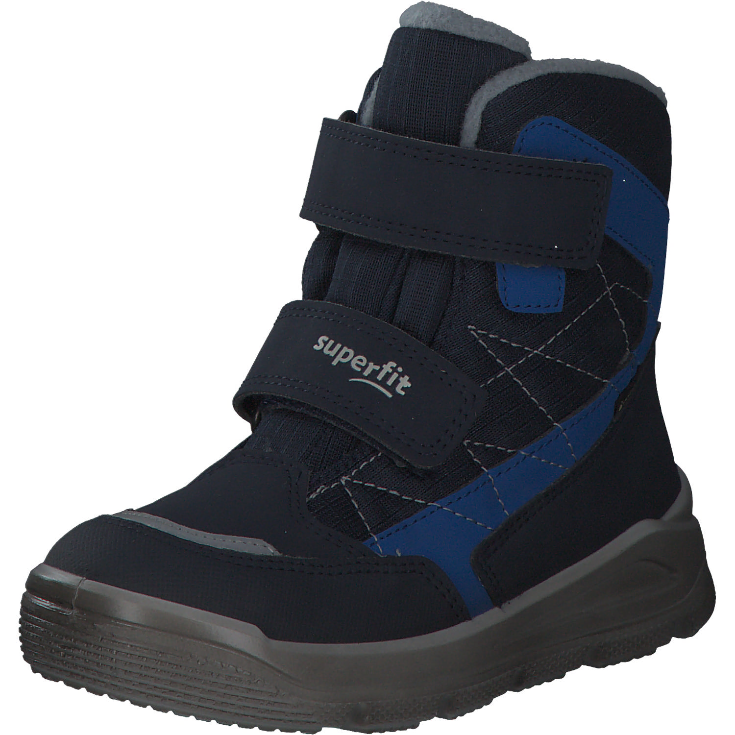 Superfit MARS 09086, Stiefeletten (Kinder), Kinder, Blau/Hellgrau