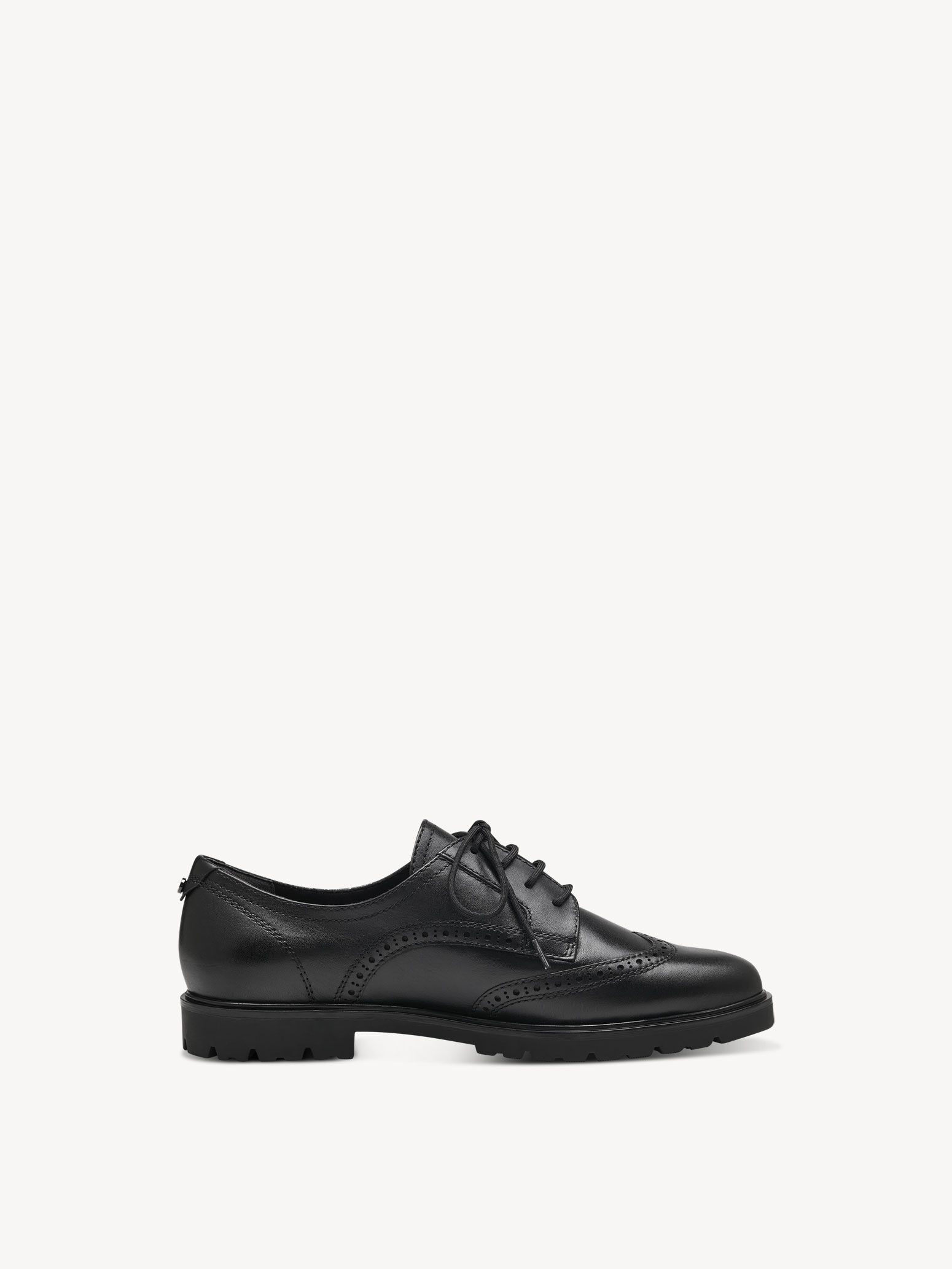 Derbie en cuir - noir