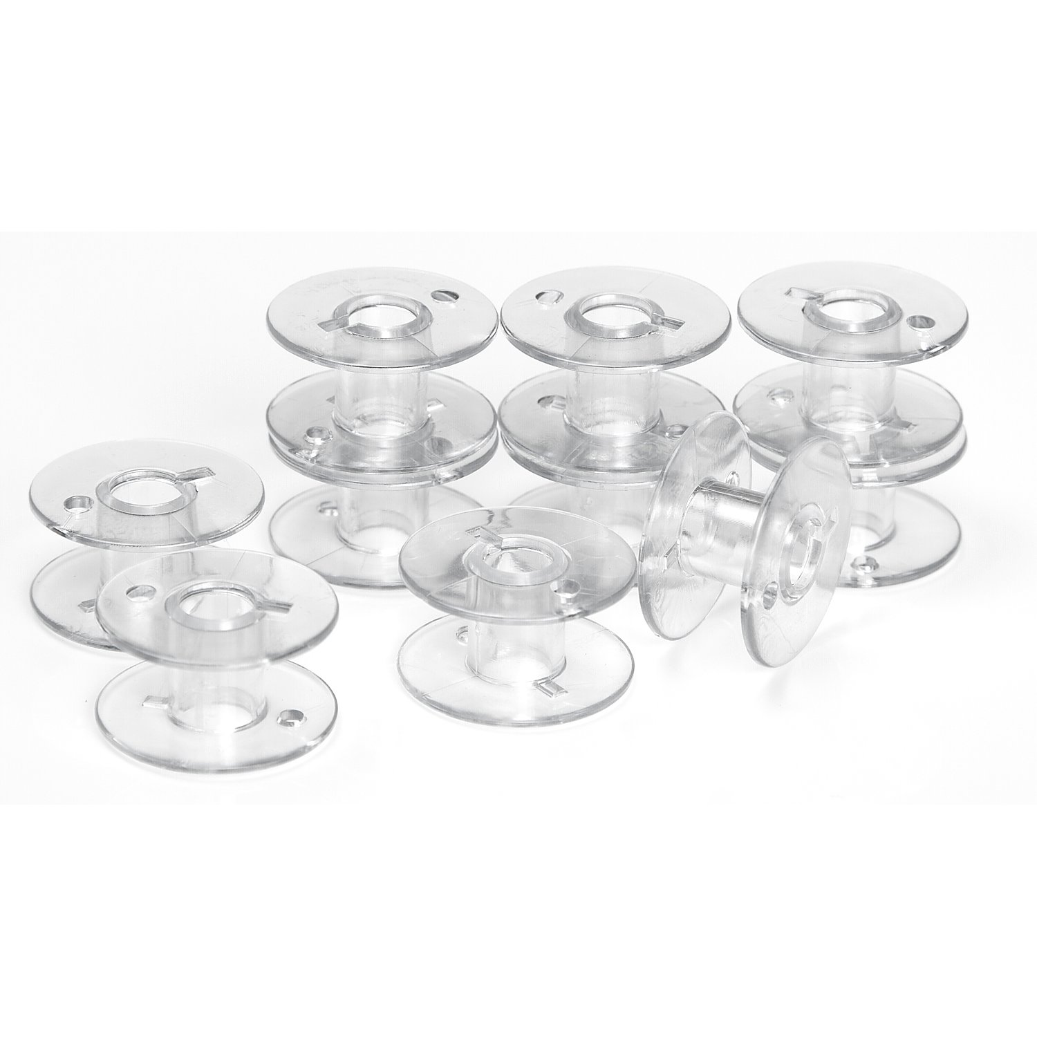 buttinette Nähmaschinenspulen für CB-Greifer, Ø 20,5 mm, Höhe: 11,7 mm