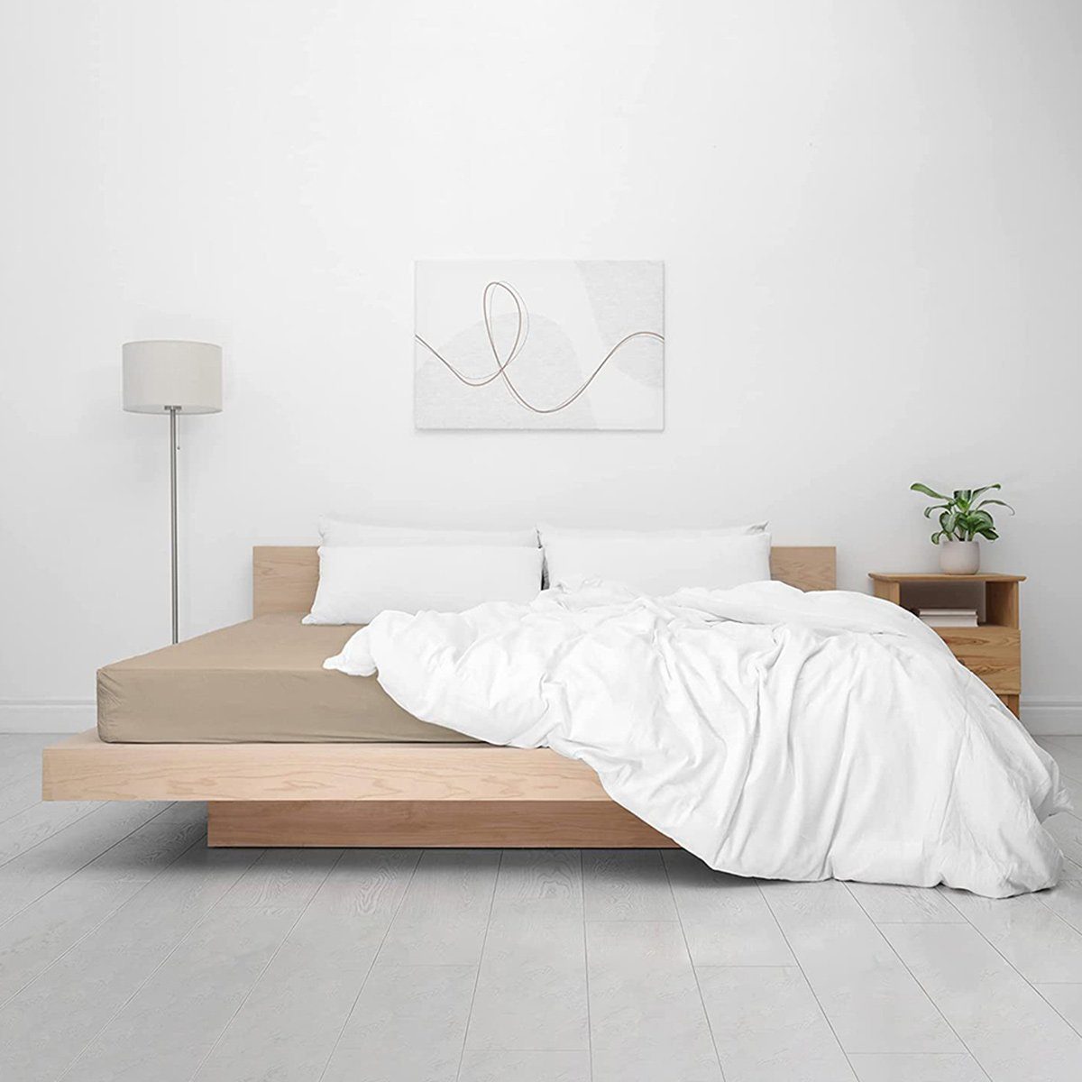 Matratzenschutzbezug Matratzenschoner, 90*200*30CM,Atmungsaktive aus Baumwolle ZmdecQna