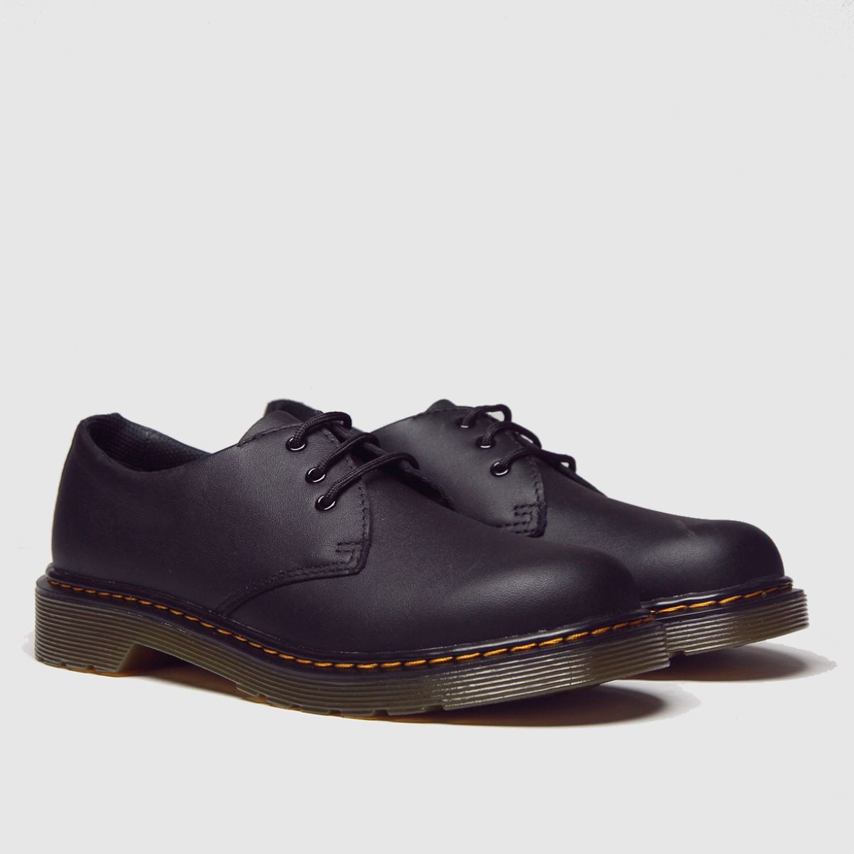 Dr. Martens fekete 1461 fiús ifjúsági cipő
