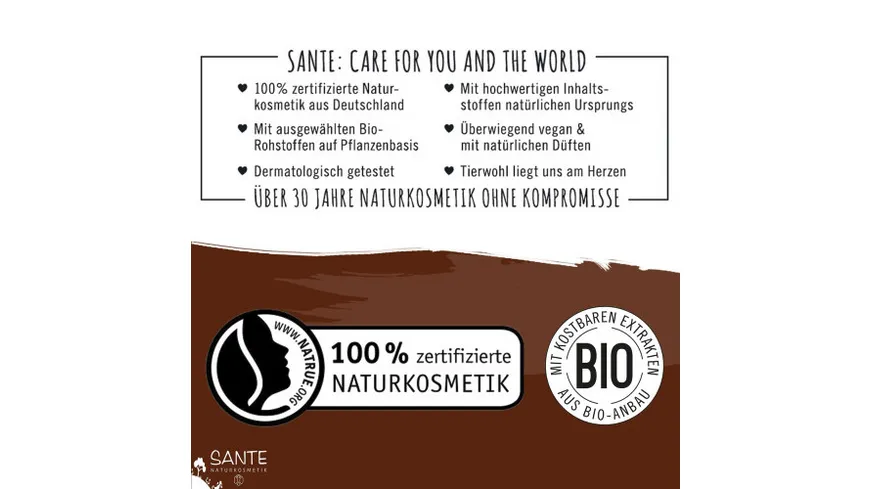 SANTE Pflanzen Haarfarbe 100 g Maronenbraun - Maronenbraun