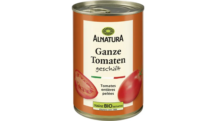 Alnatura Bio Ganze Tomaten, Dose 400 g