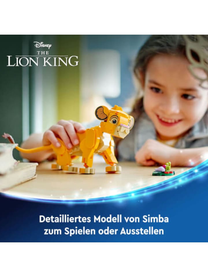 LEGO Bausteineset Disney Classic Simba, das Löwenjunge des Königs, ab 6 Jahre günstig kaufen onesize