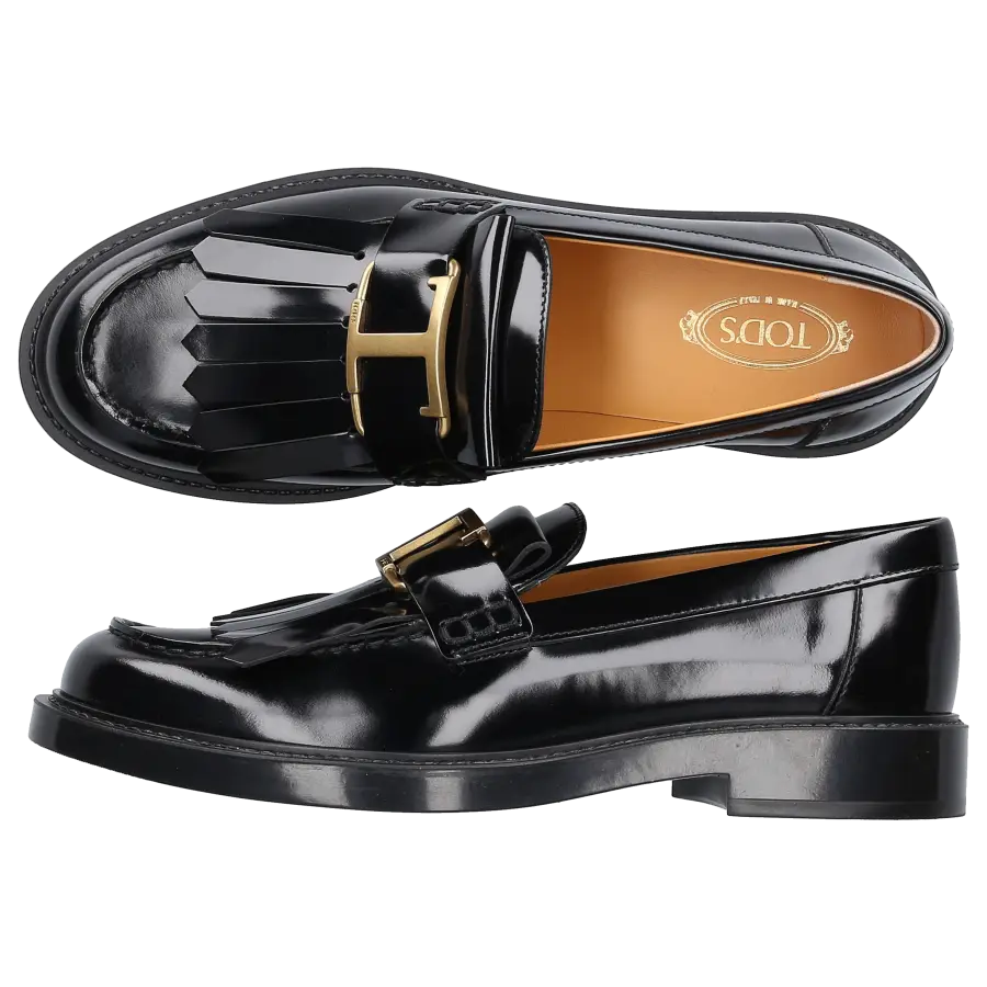 Tod's - Loafer T TIMELESS Kalbsleder - schwarz