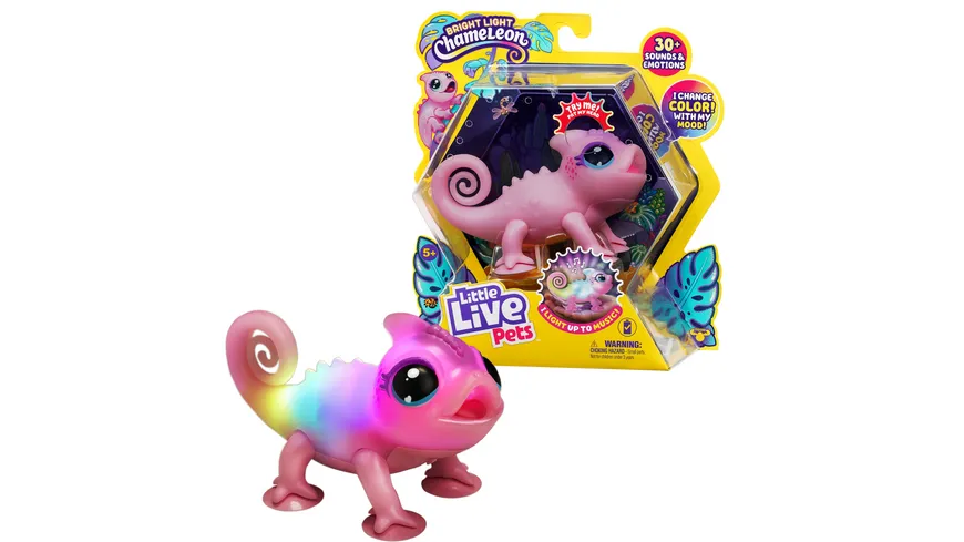 LITTLE LIVE PETS - Chamäleon - Nova - pink