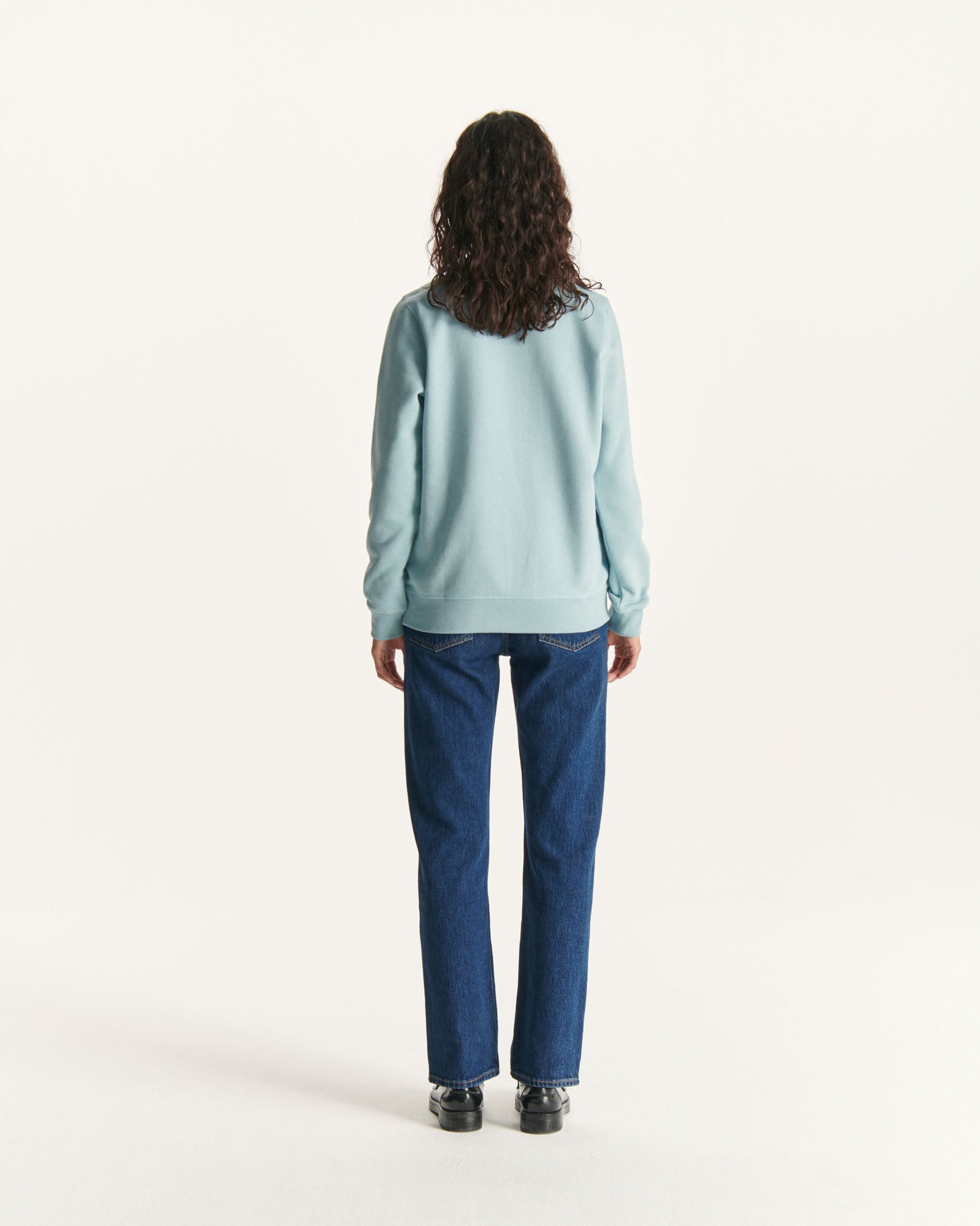 Sweat en coton biologique Iceberg bleu Elvas