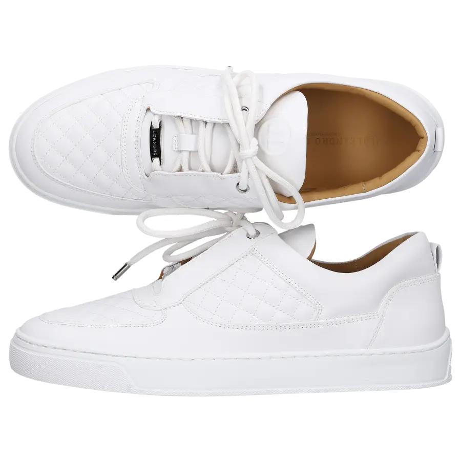 Leandro Lopes - Sneaker low FAISCA Kalbsleder - weiß