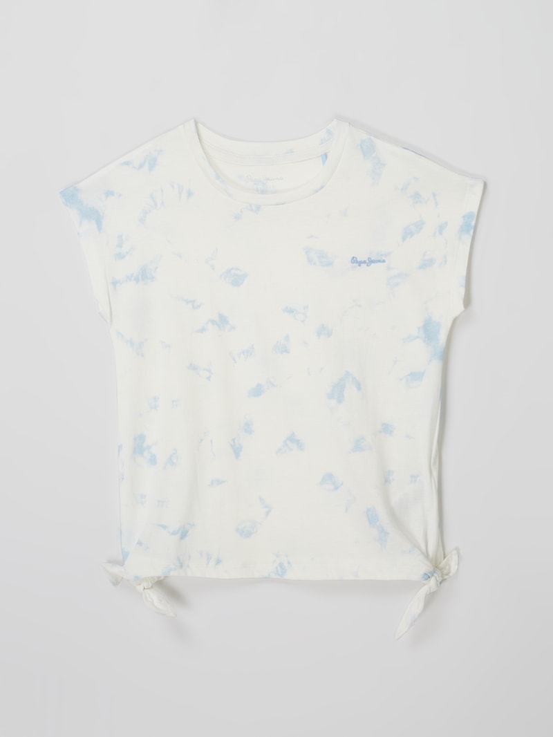 Shirt im Batik-Look Modell 'Hilary' in bleu