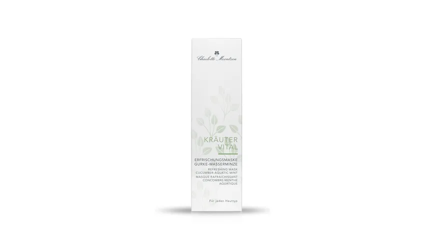 Charlotte Meentzen KRÄUTERVITAL Erfrischungsmaske Gurke-Wasserminze 30 ml