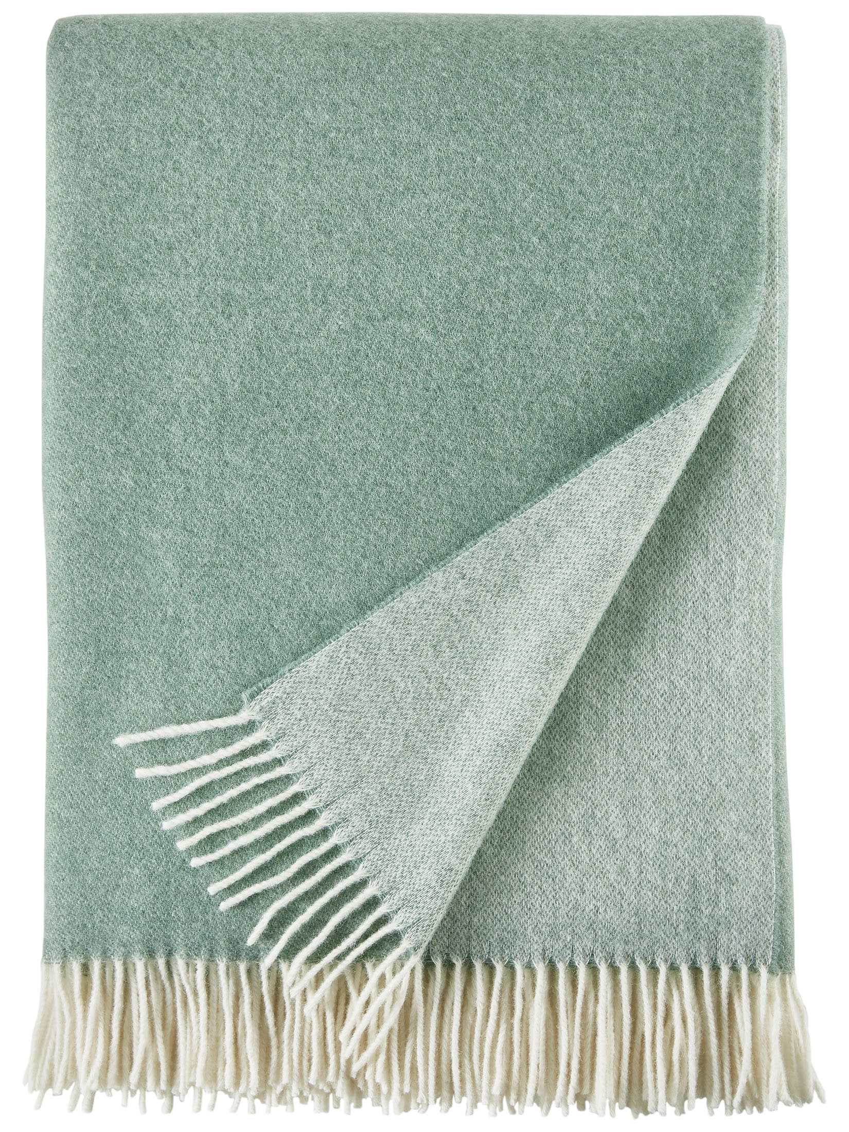 Runa Wolldecke, Offwhite/Mint