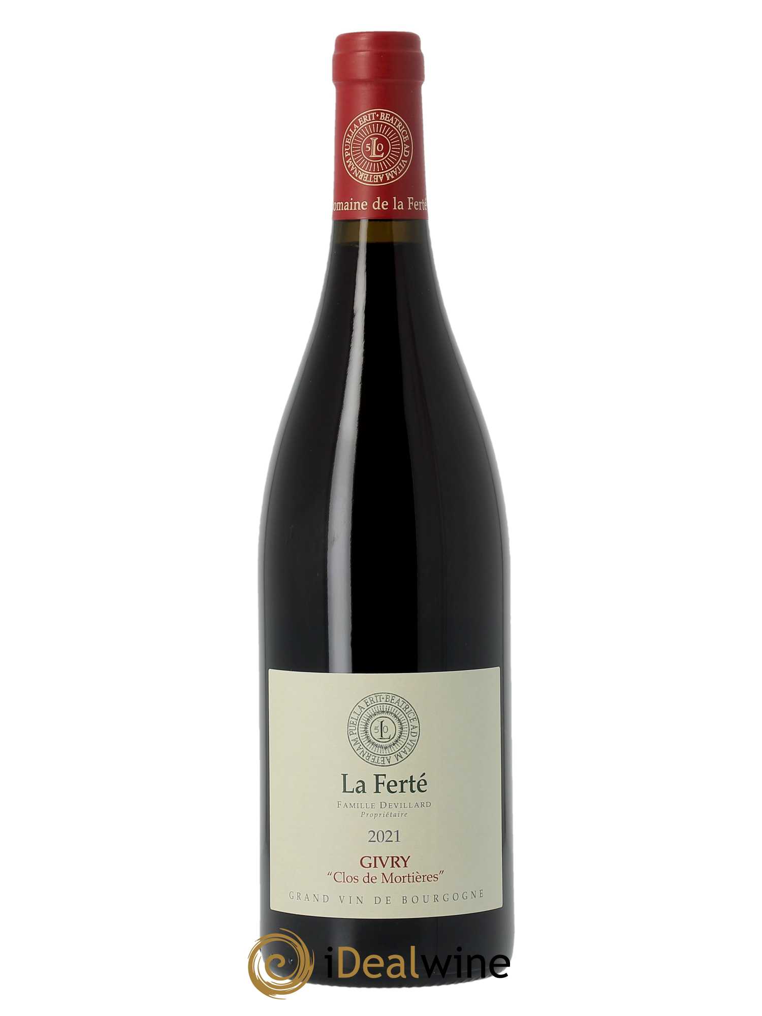 Givry Clos de Mortières Domaine de la Ferté  2021 - Lot de 1 Bouteille