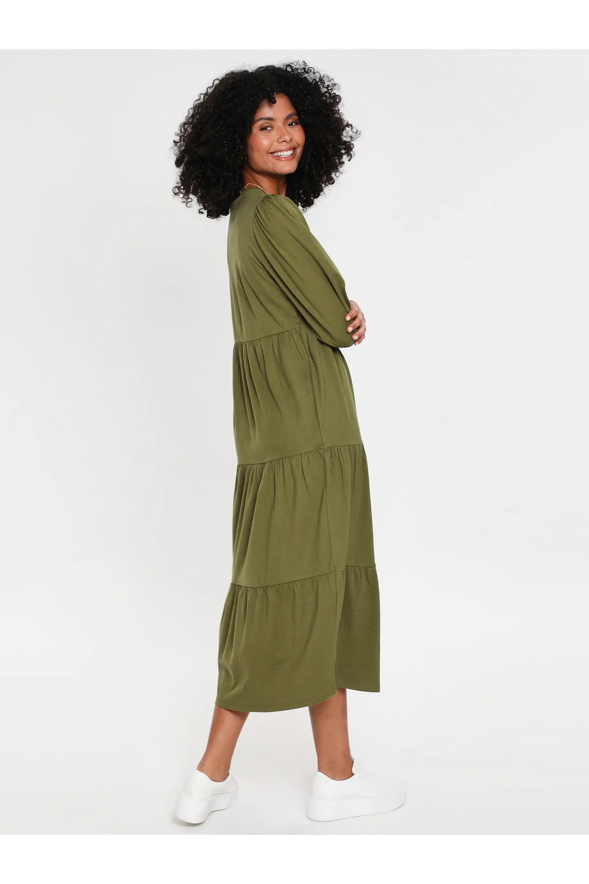 Threadbare  Kleid THB Finn Midi Tiered Dress