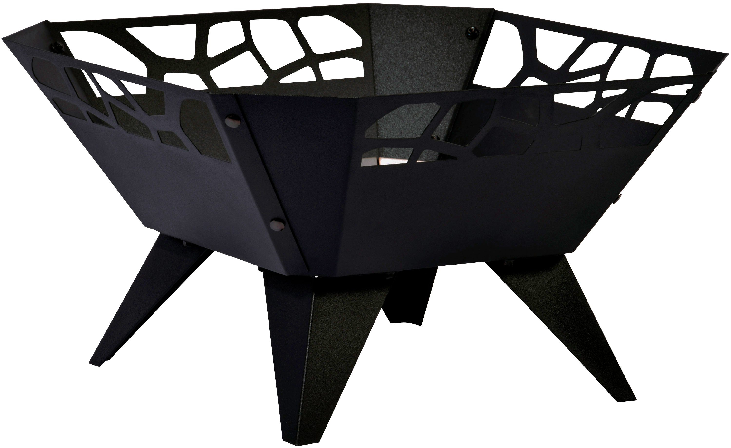 dobar Feuerschale Design, BxLxH: 51,5x51,5x30 cm