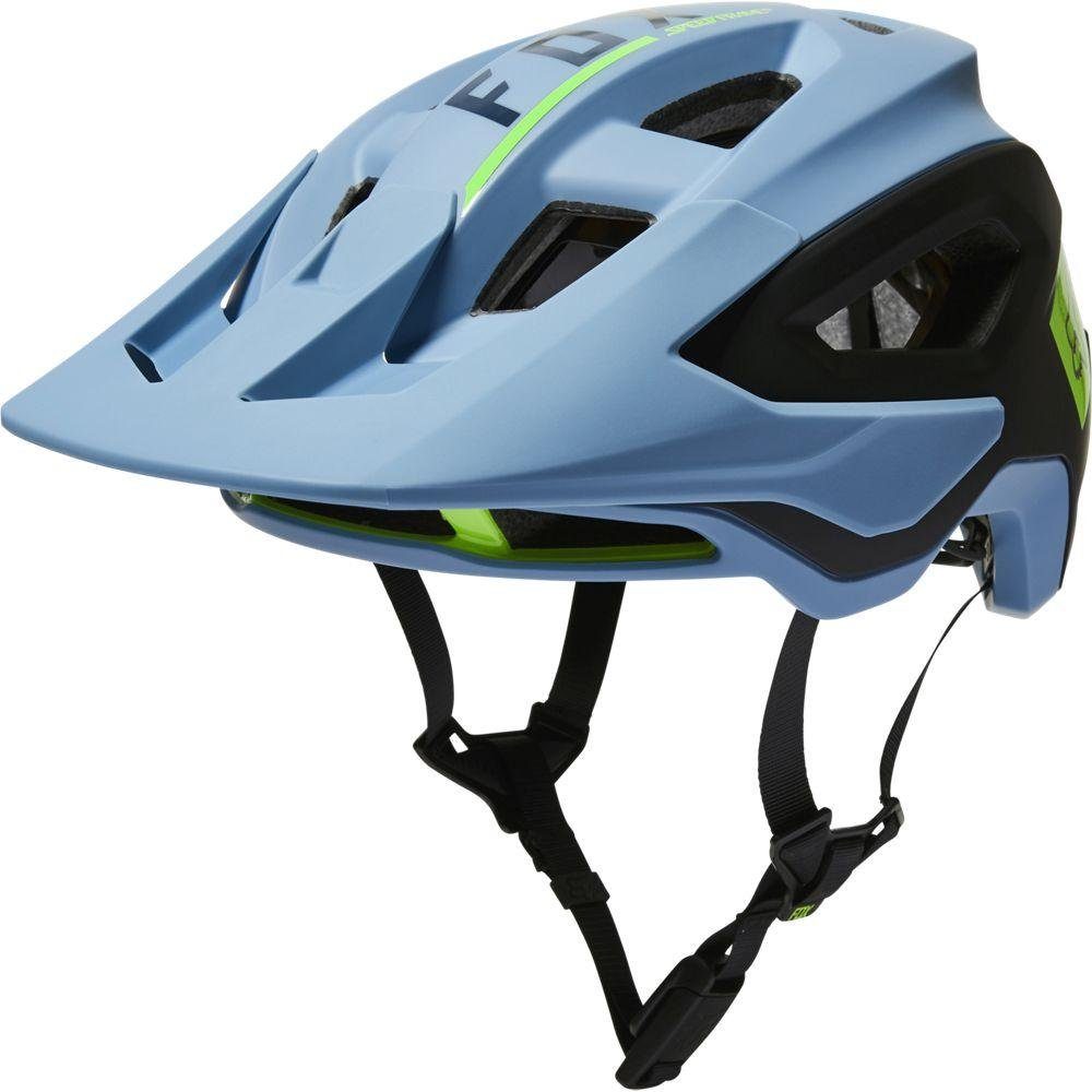 Fox Racing Fahrradhelm Fox Helm Speedframe Pro Blocked Dusty Blue Größe M (1-tlg)