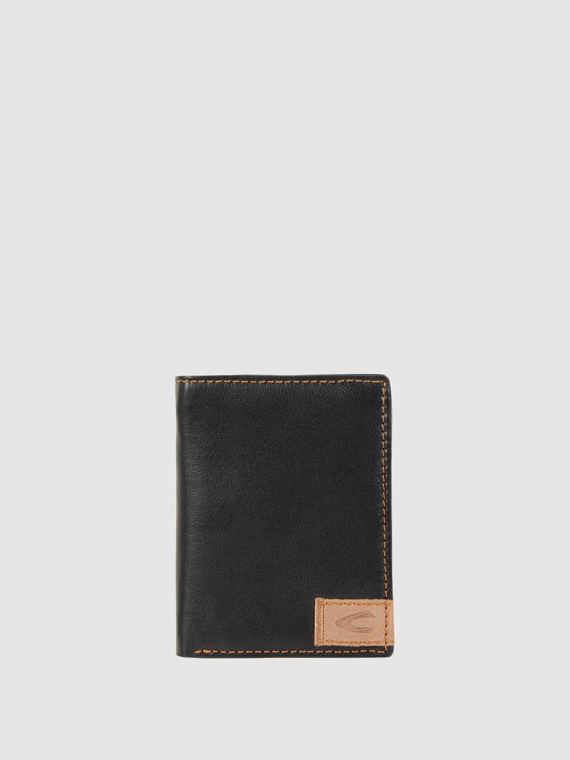 Portmonee aus Leder in schwarz
