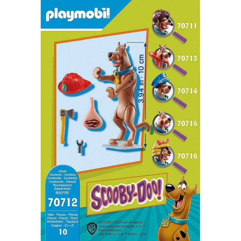 70712 Playmobil Scooby doo le pompier