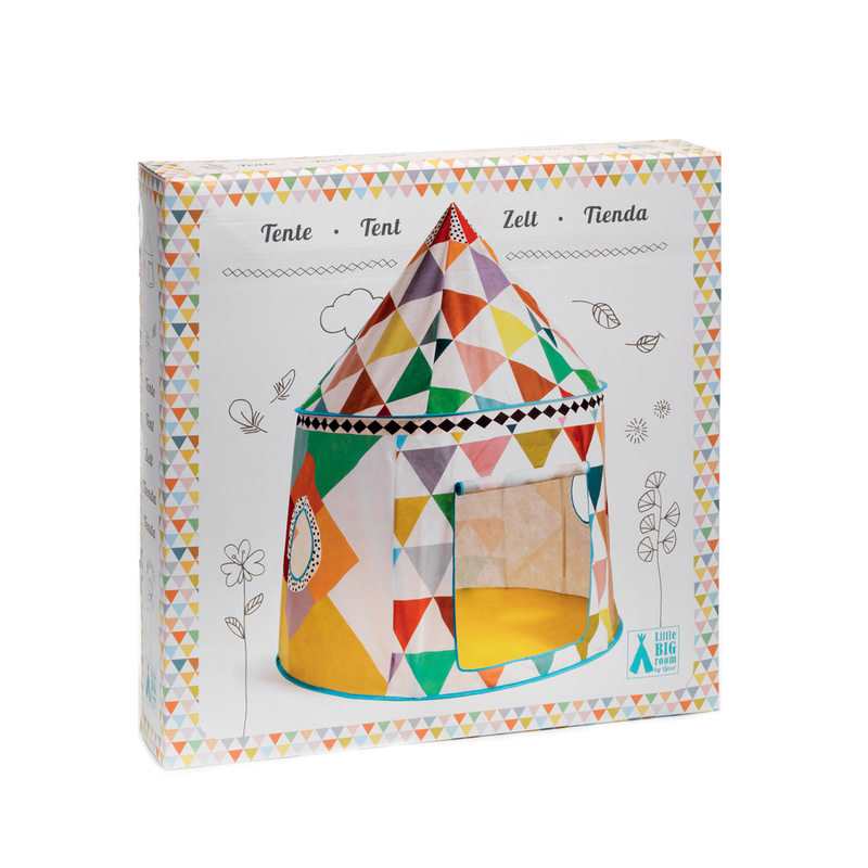 Tente cabane multicolore Djeco