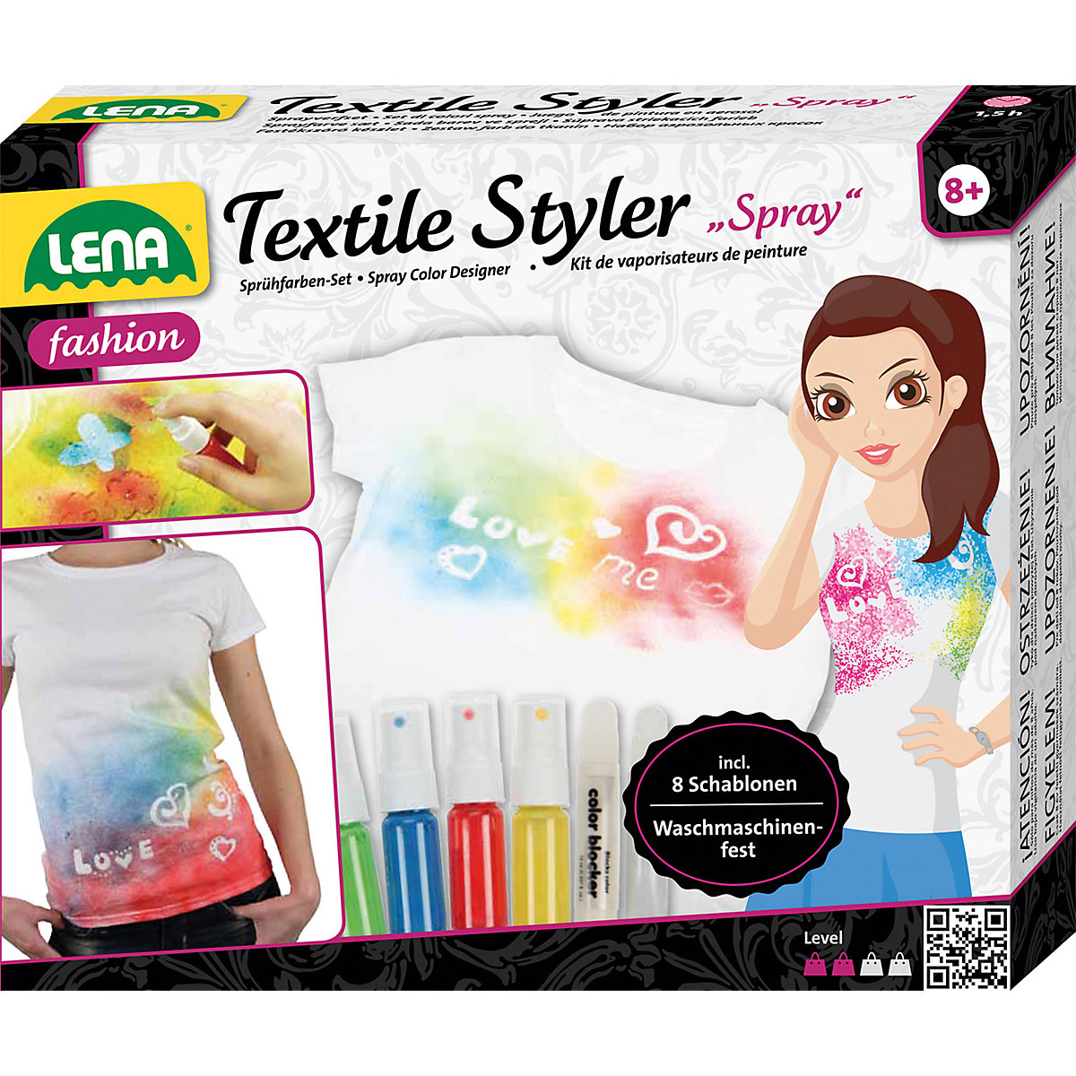 Textile Styler Spray Sprühfarbe