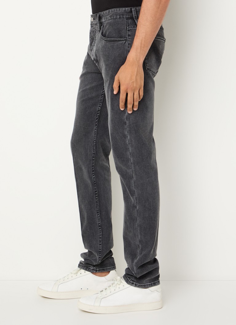 Emporio Armani slim fit farmer színes mosással és oldalsó zsebekkel