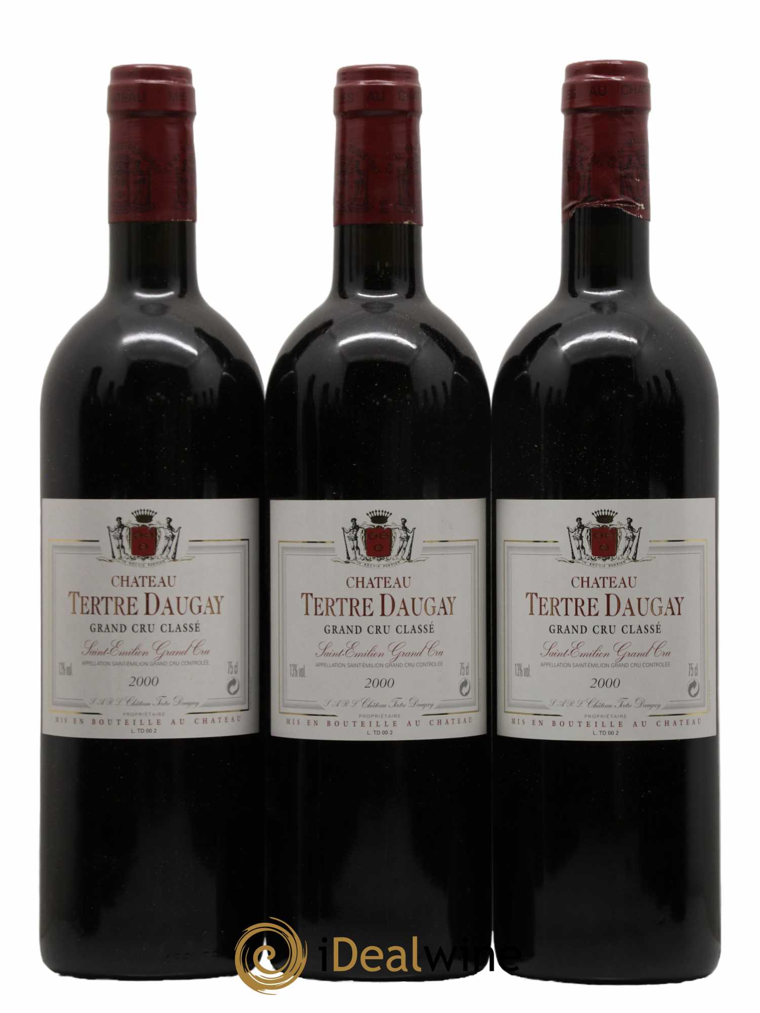 Château Tertre Daugay Grand Cru Classé  2000 - Lot de 12 Bouteilles