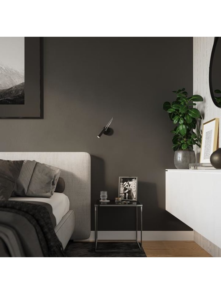 Nice Lamps Wandleuchte ALUDRA Schwarz stahl (L)8cm (B)52cm (H)52cm günstig kaufen onesize