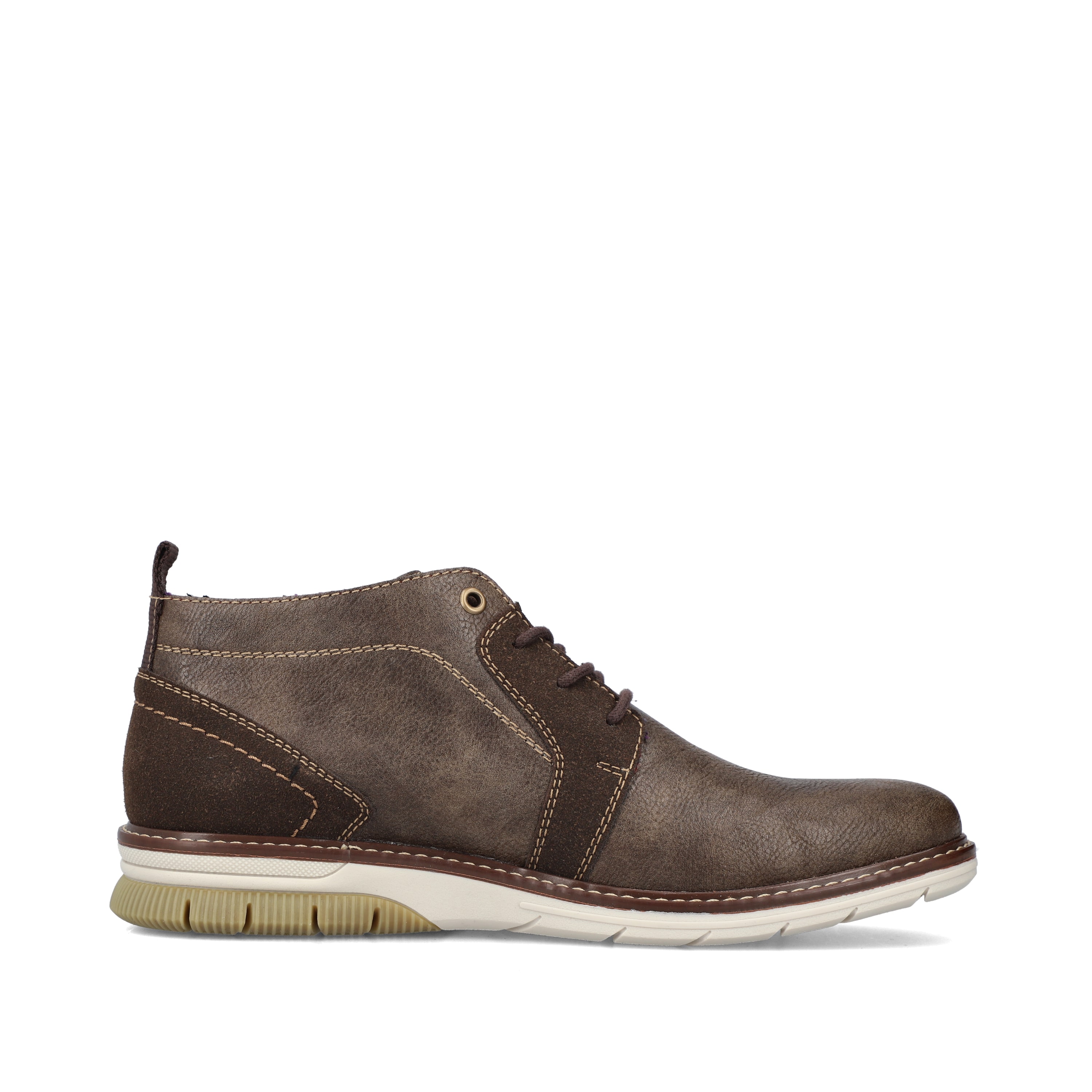 Rieker Herren Schnürschuhe graubraun