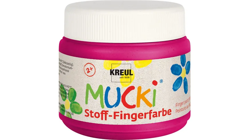 KREUL MUCKI Stoff-Fingerfarbe 150 ml 150 ml Pink
