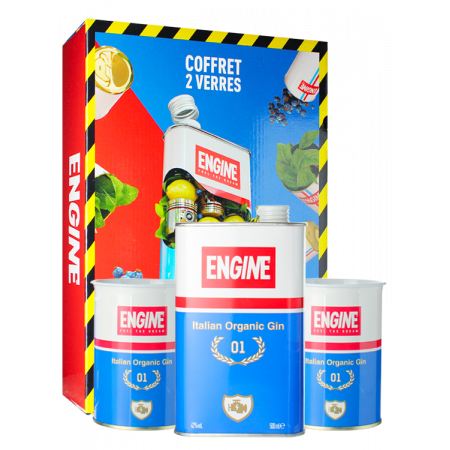 ENGINE - COFFRET 2 VERRES