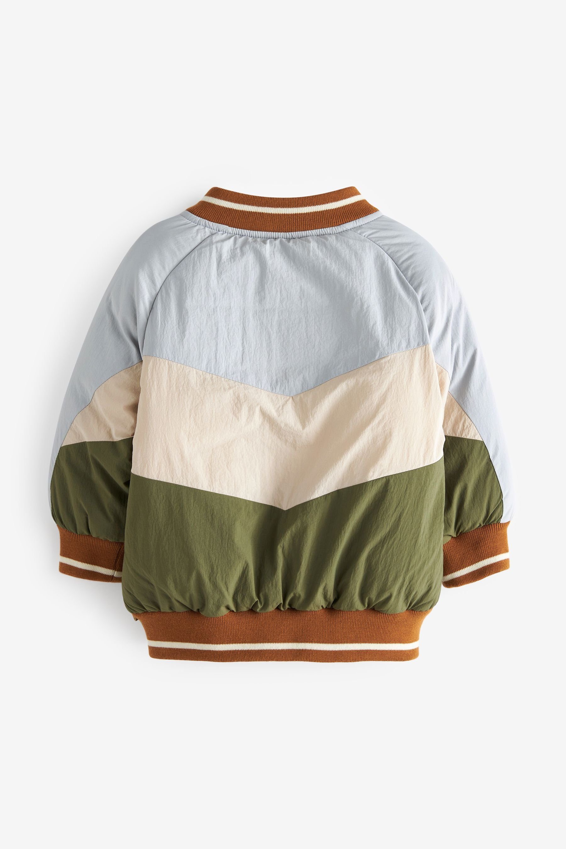 Next Strickjacke Blouson mit Zickzackmuster (1-tlg)